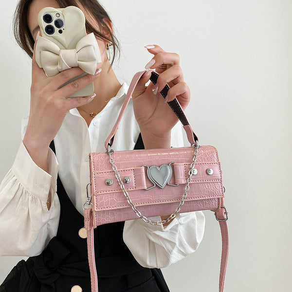 Women's fashion chain shoulder bag | Stylish chain strap handbag | Trendy women's shoulder purse | Elegant ladies handbag | Casual crossbody chain bag | Chic shoulder bag for women | New arrival women's bag | Lightweight fashion purse | Versatile daily handbag | Modern chain shoulder bag